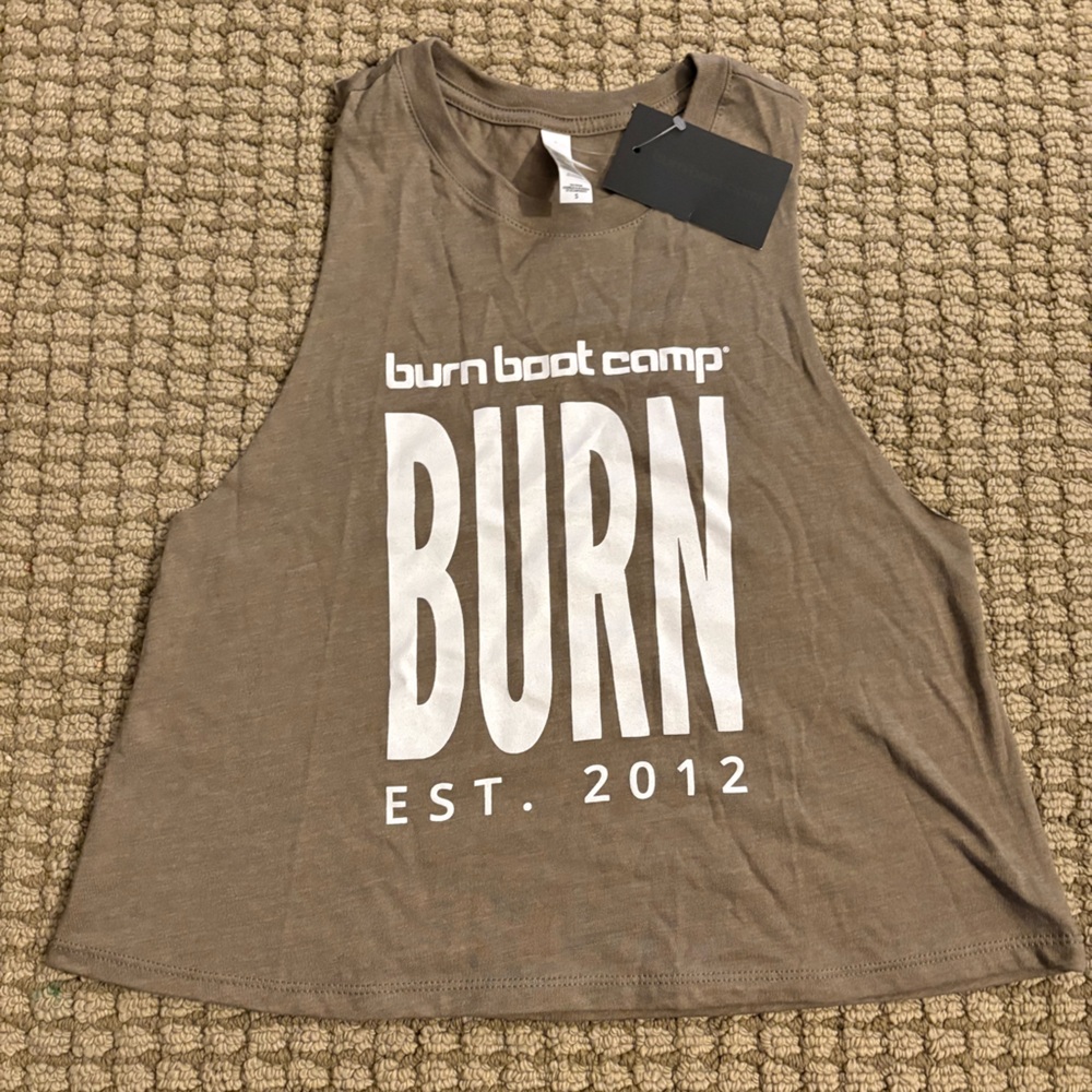 Brown Burn Boot Camp Tank Top